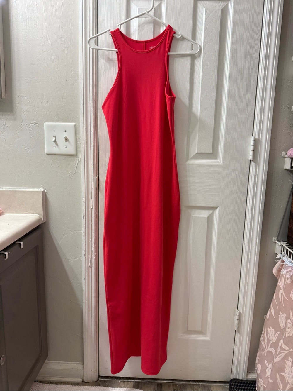 wild fable Red Sleeveless Maxi Dress